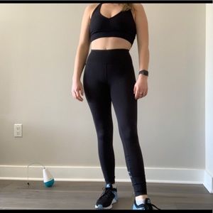 Lululemon Pants with blue and gray side detailing